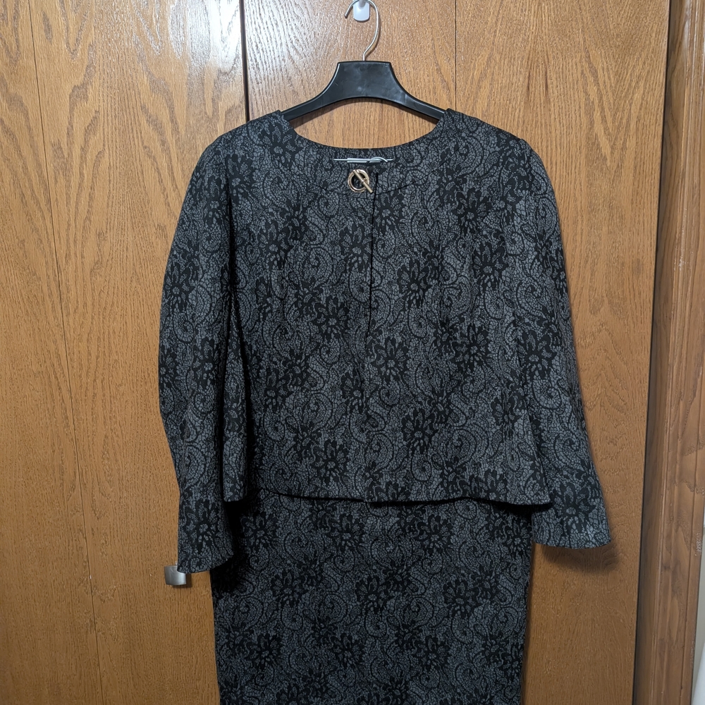Elegant Black and Gray Dress Suit